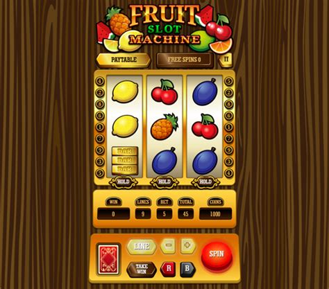 fruit game slot machine